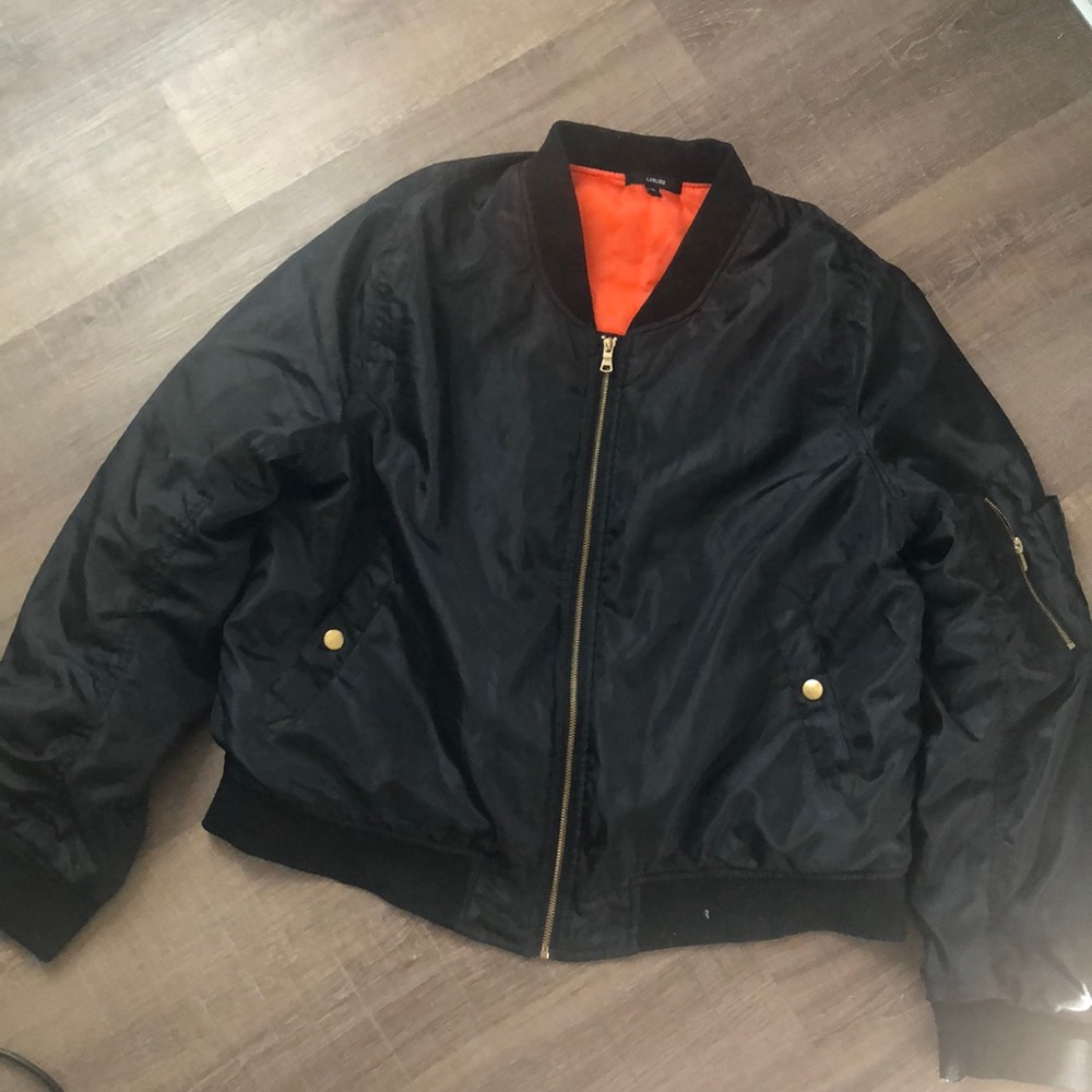 Black (orange on the inside) jacket